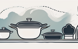 Koch mit Auszeichnung präsentiert stolz sein preisgekröntes Restaurantgericht.