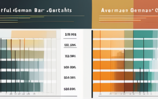 Landkarte Deutschlands, farbige Markierungen zu Lohnniveaus in verschiedenen Bundesländern.