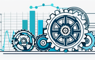 Mechatroniker händeschüttelnd mit Chef vor Tariftabelle.