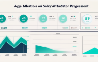 Person analysiert Gehaltsabrechnung neben Laptop und Diagrammen.