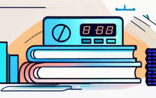 Person betrachtet Grafik von Gehaltsabrechnung auf leuchtendem Bildschirm.