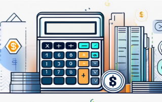 Person blickt auf Laptop mit geöffneten Gehaltsrechner und Diagrammen.