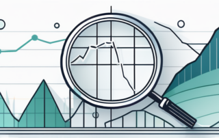 Person erklimmt wachsendes Geldstapel-Diagramm mit Bestimmung und Fokus.