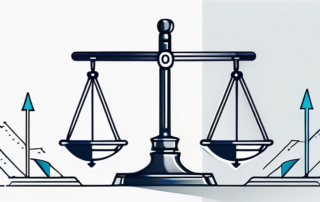 Person hält Geld in Hand, Richterhammer und Gesetzestext im Hintergrund.