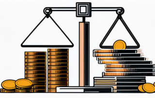 Person präsentiert Gehaltsvorstellung mit Selbstvertrauen gegenüber Arbeitgeber im Büro.
