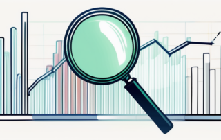Person untersucht Diagramme, Laptop zeigt Glassdoor-Seite.