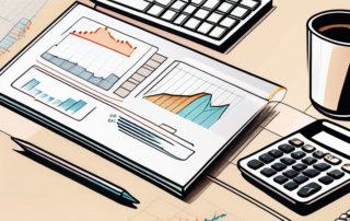 Personalreferent hält Gehaltsübersicht, NRW Landkarte im Hintergrund.