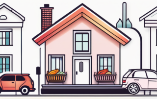 Portemonnaie auf Tisch, daneben Geldstapel und Sparbuch.