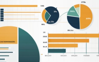 Produktionsleiter präsentiert Gehaltskurve auf Diagramm in Besprechungsraum.
