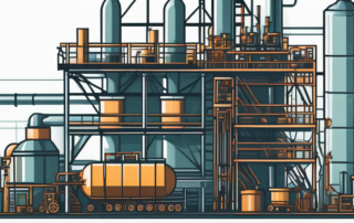 Schichtleiter überwacht Produktionslinie, hält Diagramm, zeigt auf Leistungsstatistiken.