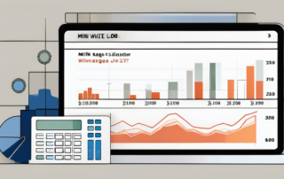 Schreibtisch mit Taschenrechner, Geldscheinen und Stundenzettel im Fokus.