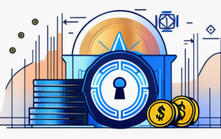 Security-Personal im Gespräch, daneben sichtbarer Gehaltsscheck und Sicherheitsausrüstung.
