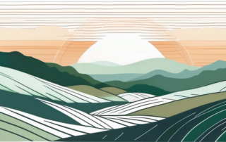 Selbstbewusste Person steht vor einem Labyrinth, sucht besten Weg vorwärts.