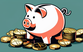 Stapel Geldscheine schrumpft von links nach rechts: Brutto zu Netto.