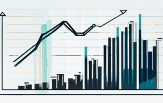 Stapel von Geld und Diagramm auf Industrie-Hintergrund.