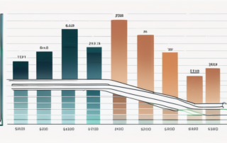 Tabelle mit Gehaltsdaten und Statistiken, neben einem Firmengebäude.