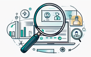 Teammitglied mit Headset lächelt und zeigt Daumen hoch.