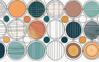 Verschiedene Berufskleidung, Gehaltsscheine und Taschenrechner auf einem Schreibtisch verteilt.