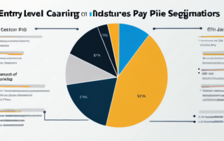 Grafik vergleicht Einstiegsgehaelter in verschiedenen Branchen mit Schwerpunkt auf Top-Sektoren und Kreisdiagramm zeigt Anteil der Absolventen mit Spitzengehaeltern nach Branchen.