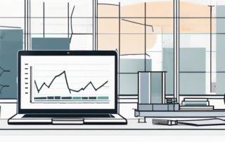 Vorbereitung auf ein Gehaltsgespraech: 7 starke Argumente - professionelles Buero mit klarem Schreibtisch, Laptop zeigt Diagramme, Notizblock mit markierten Schluesselpunkten, ruhige Atmosphaere.