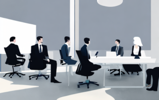 buero umgebung individueller praesentiert panel interviewern zaehlend professionalitaet und bereit fuer gehaltsvorstellungen besprechnung