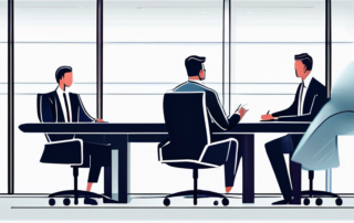 Professionelles Besprechungszimmer mit erfolgreicher Gehaltsverhandlung.