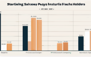 Balkendiagramm vergleicht Einstiegsgehaelter in fuenf Branchen fuer Bachelor-Absolventen.