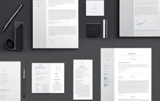 professioneller lebenslauf layout mit fokus auf anschreiben, eleganteer stift und polierter schreibtisch zur optimierung der gehaltserwartungen in bewerbungen