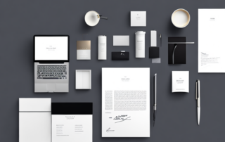 Elegante Bewerbung auf stilvollem Schreibtisch mit Laptop, Stift und Kaffeetasse, unterstreicht Bedeutung der Gehaltserwartungen.