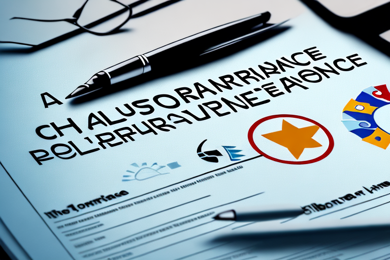 A car insurance policy on a table