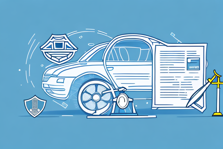 A car protected under a transparent shield