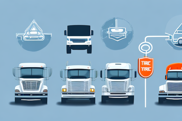 Three different types of trucks