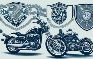 Several different types of motorcycles
