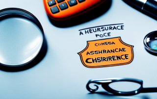 A car insurance policy on a table