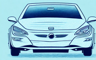 A car with a protective shield around it