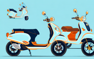 Several different types of light motorcycles