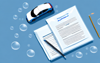 A car with a protective bubble around it