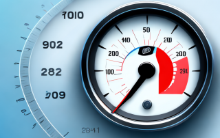 A car odometer showing high mileage