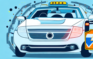A young driver's car equipped with safety features like seatbelts
