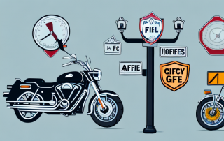 A motorcycle with a piggy bank on the seat