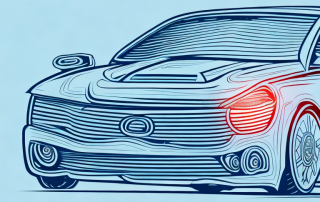 A car with a shield symbolizing protection