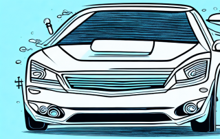A car surrounded by a protective shield