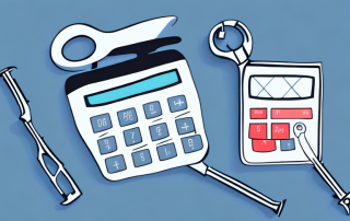 A car with a wrench and a calculator