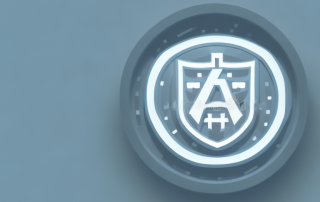 A car with various insurance-related symbols like a shield