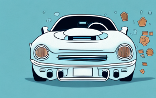A car with visible internal parts