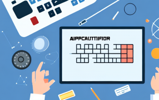 A computer with a calculator application opened on the screen