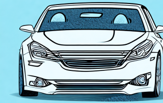 A car with a protective shield around it