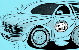 A car with a protective bubble around it