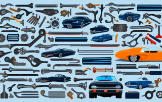 Several different types of garages and auto repair shops