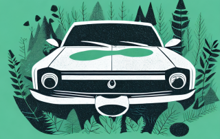 A car with visible damage from a wildlife collision